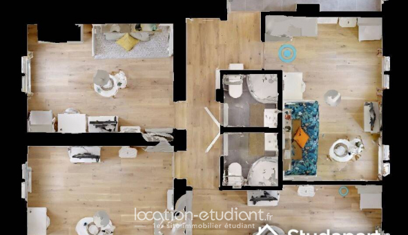 Colocation tudiante Studio à Le Bourget (93350)