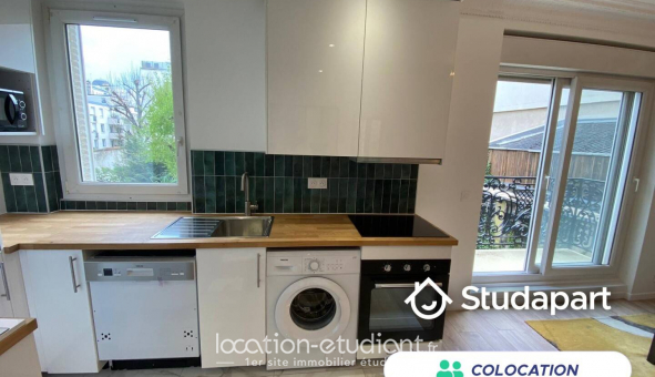 Colocation �tudiante Studio &agrave; Levallois Perret (92300)