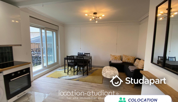 Colocation �tudiante Studio &agrave; Levallois Perret (92300)