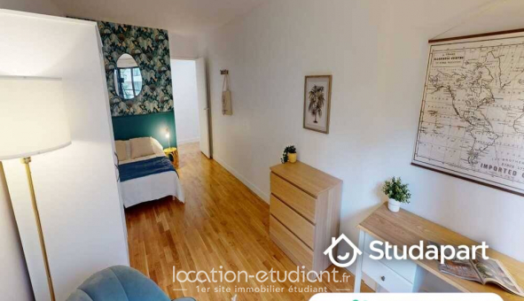 Colocation �tudiante Studio &agrave; Levallois Perret (92300)
