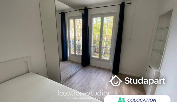 Colocation �tudiante Studio &agrave; Levallois Perret (92300)