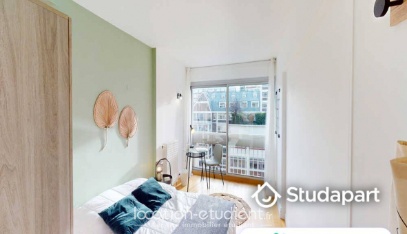 Colocation �tudiante Studio &agrave; Levallois Perret (92300)