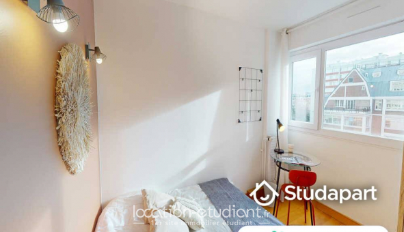 Colocation �tudiante Studio &agrave; Levallois Perret (92300)