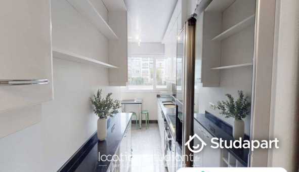 Colocation �tudiante Studio &agrave; Levallois Perret (92300)