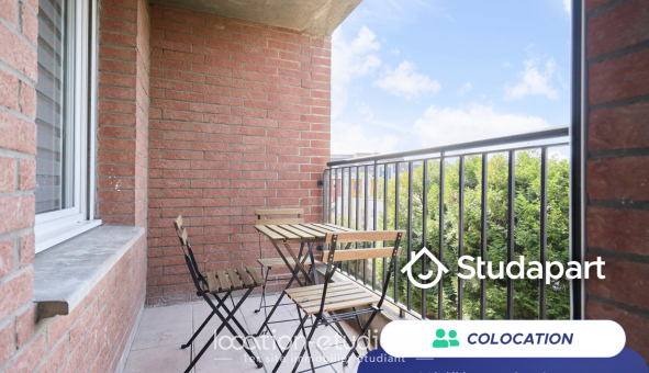 Colocation tudiante Studio à Lille (59800)