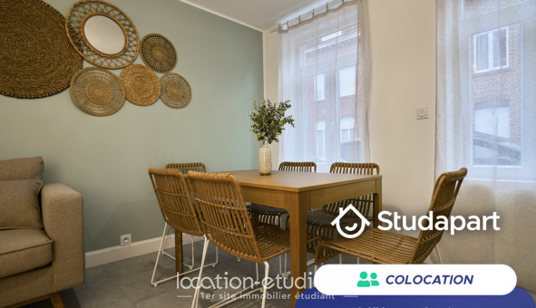 Colocation tudiante Studio à Lille (59800)