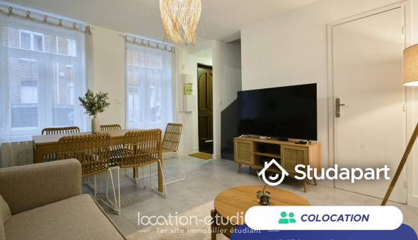 Colocation tudiante Studio à Lille (59800)