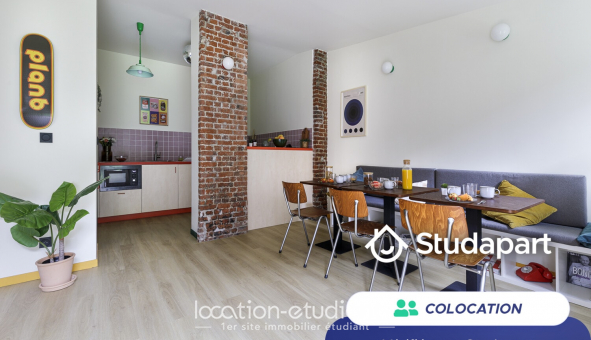 Colocation tudiante Studio à Lille (59800)