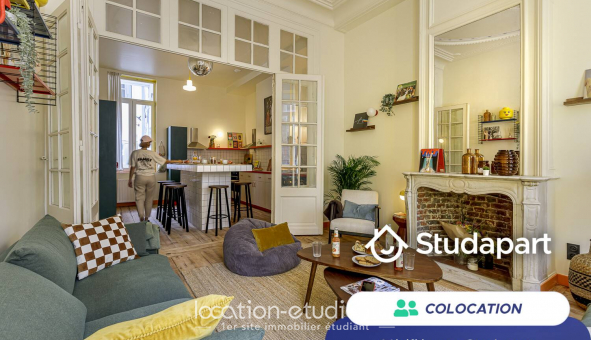 Colocation étudiante Studio à Lille (59800)