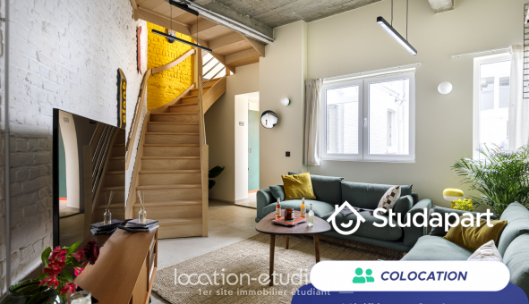 Colocation étudiante Studio à Lille (59800)