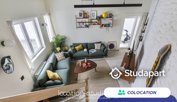 Colocation étudiante Studio à Lille (59800)