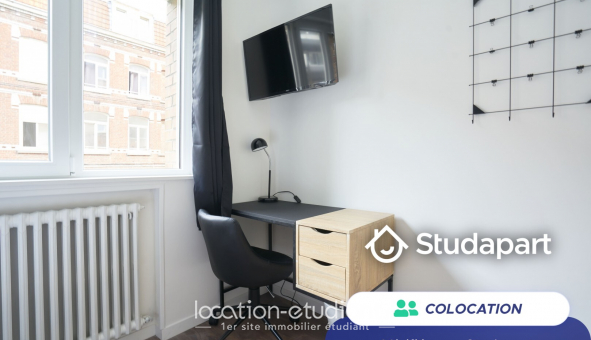Colocation tudiante T4 à Lille (59800)