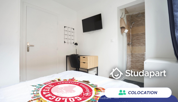 Colocation tudiante T4 à Lille (59800)