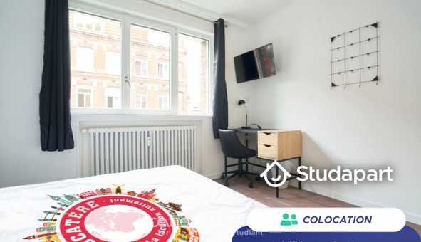 Colocation tudiante T4 à Lille (59800)