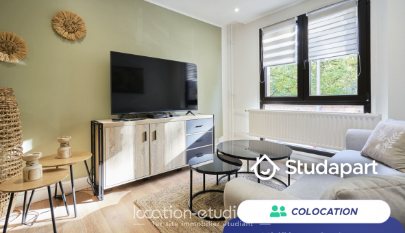 Colocation tudiante Studio à Lille (59800)