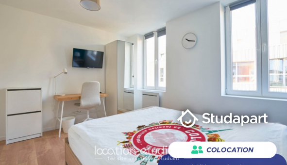 Colocation tudiante Studio à Lille (59800)