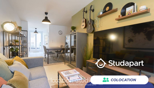 Colocation étudiante Studio &agrave; Lille (59800)