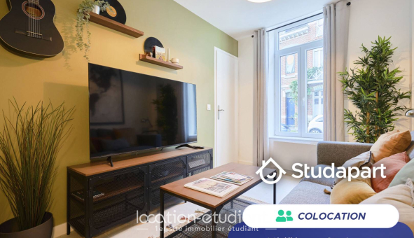 Colocation étudiante Studio &agrave; Lille (59800)