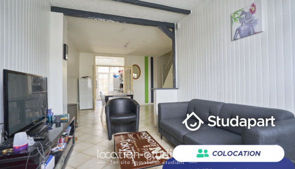 Colocation tudiante Studio à Lille (59800)