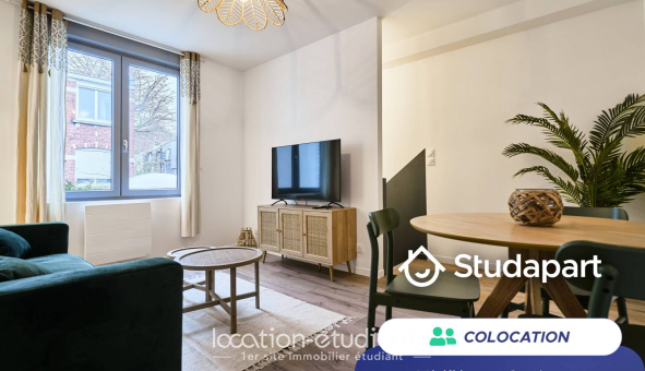 Colocation étudiante Studio &agrave; Lille (59800)