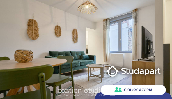 Colocation étudiante Studio &agrave; Lille (59800)