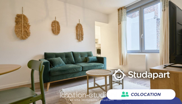 Colocation étudiante Studio &agrave; Lille (59800)