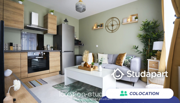 Colocation tudiante Studio à Lille (59800)