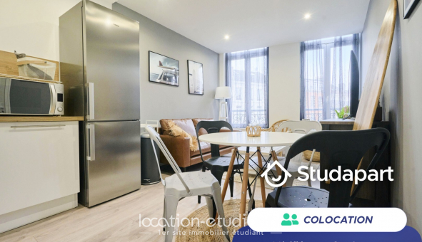 Colocation tudiante Studio à Lille (59800)