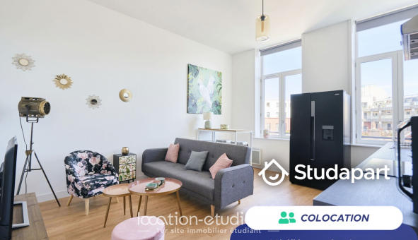 Colocation tudiante Studio à Lille (59800)