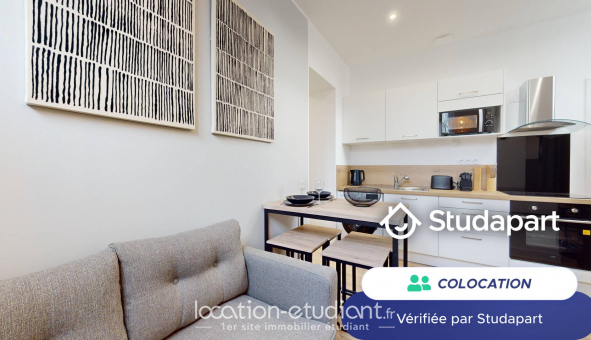 Colocation �tudiante Studio &agrave; Lille (59800)
