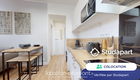 Colocation �tudiante Studio &agrave; Lille (59800)