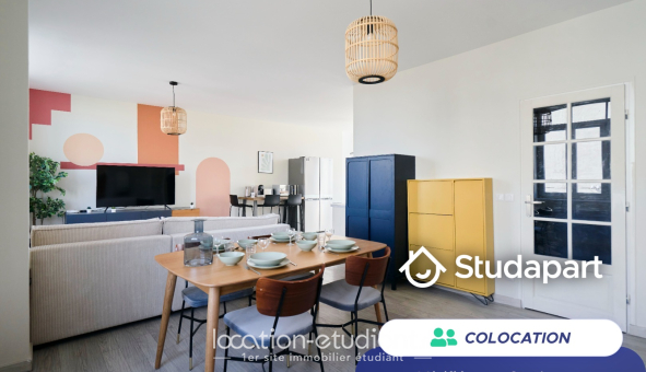 Colocation étudiante T5 &agrave; Lille (59800)