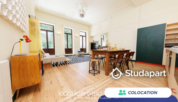 Colocation étudiante Studio à Lille (59800)