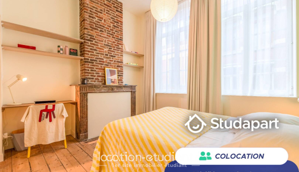Colocation étudiante Studio &agrave; Lille (59800)
