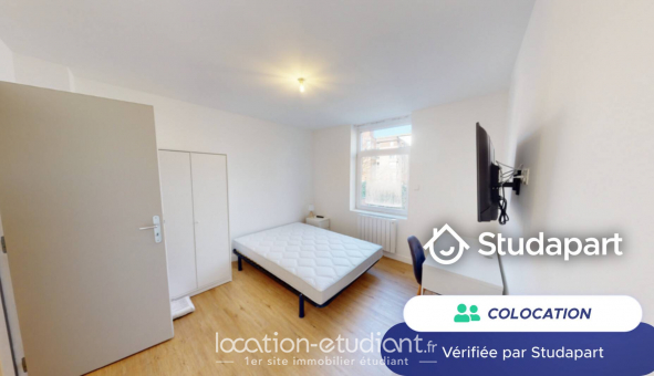 Colocation tudiante Studio à Lille (59800)