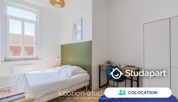 Colocation tudiante Studio à Lille (59800)