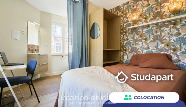 Colocation tudiante Studio à Lille (59800)
