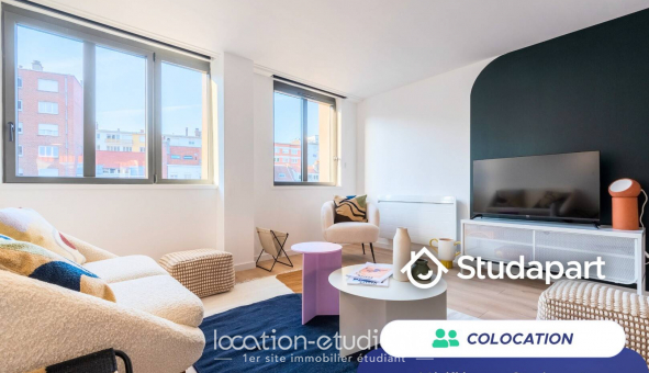 Colocation tudiante Studio à Lille (59800)