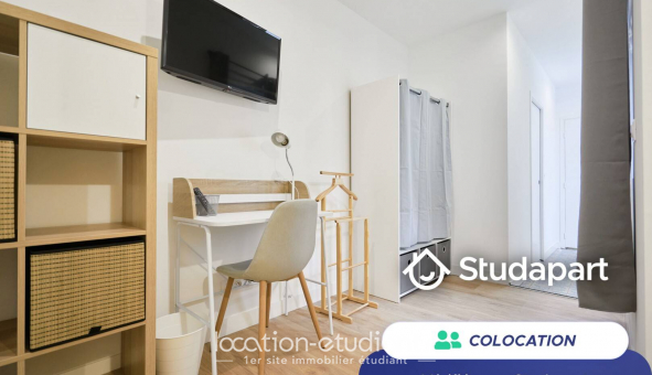 Colocation tudiante Studio à Lille (59800)