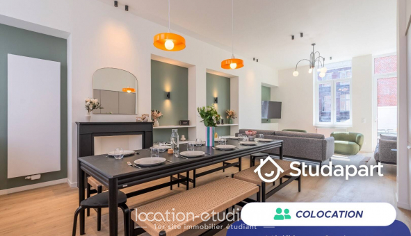 Colocation tudiante Studio à Lille (59800)