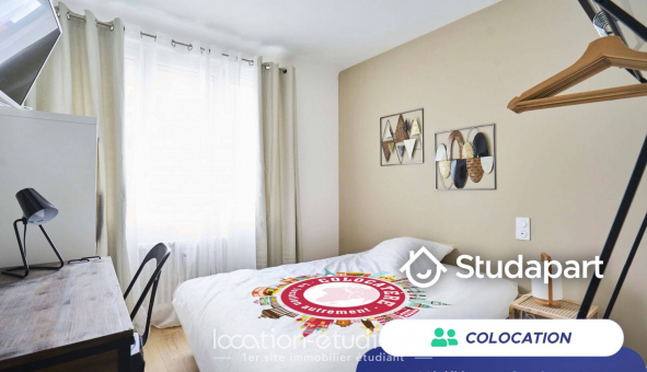 Colocation tudiante Chambre dans une colocation de 12m2