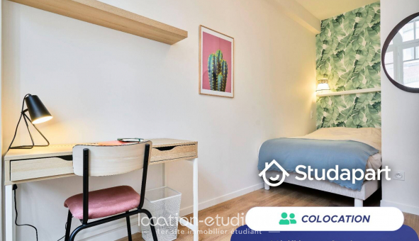 Colocation étudiante Chambre dans une colocation de 10m2