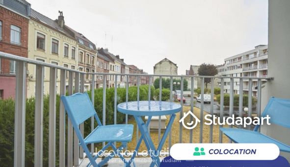 Colocation étudiante T5 à Lille (59800)
