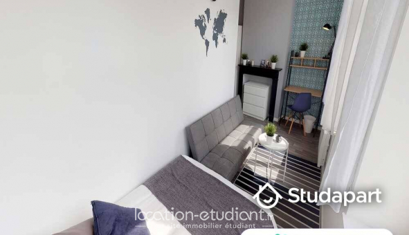 Colocation �tudiante Studio &agrave; Lille (59800)