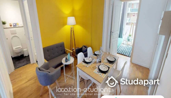 Colocation �tudiante Studio &agrave; Lille (59800)