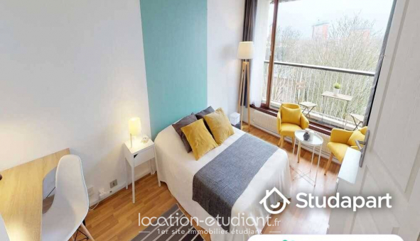 Colocation �tudiante Studio &agrave; Lille (59800)