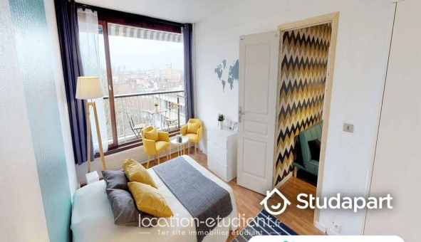 Colocation �tudiante Studio &agrave; Lille (59800)