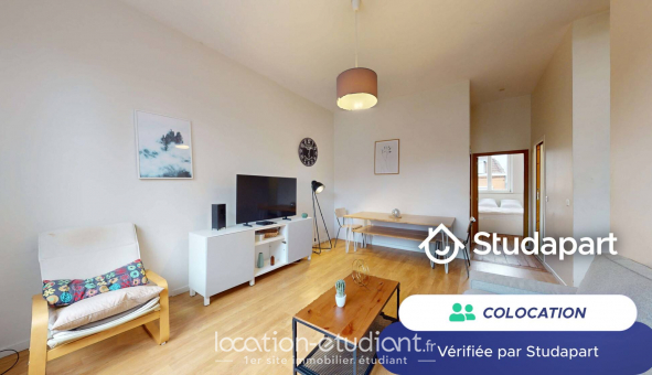 Colocation �tudiante Studio &agrave; Lille (59800)