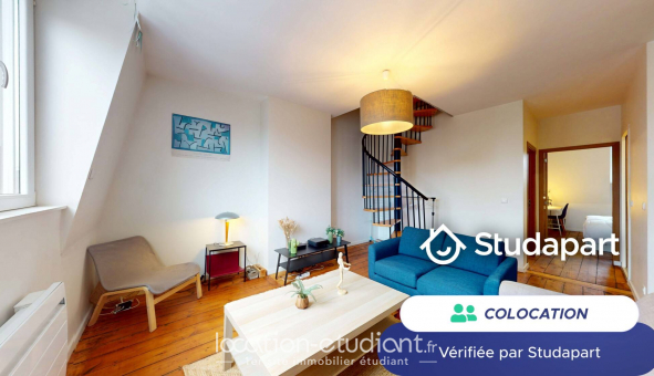 Colocation �tudiante Studio &agrave; Lille (59800)