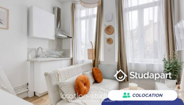 Colocation �tudiante Studio &agrave; Lille (59800)